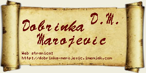 Dobrinka Marojević vizit kartica